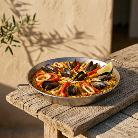 Paella und Reis