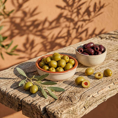 Antipasti und Oliven
