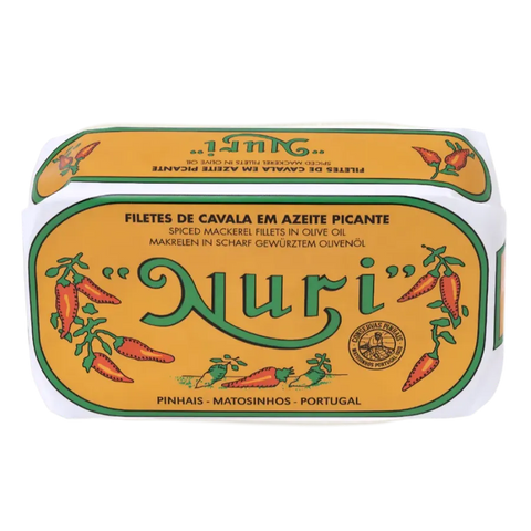 Pikantes Makrelenfilet in Olivenöl 125g