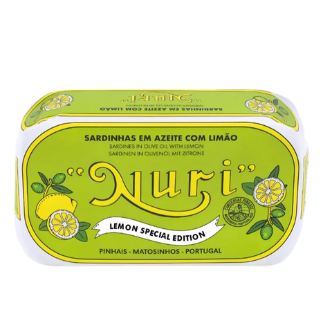 Sardinen in Olivenöl mit Zitrone 125g