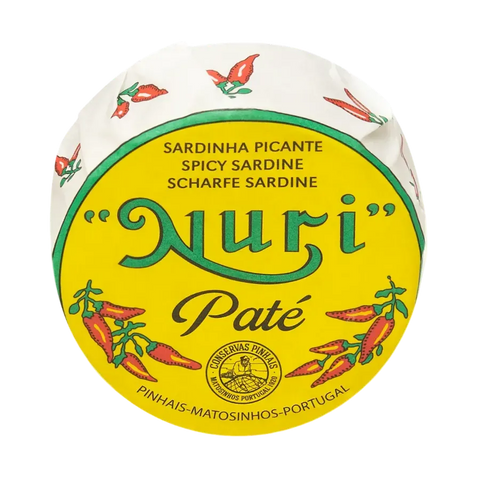 Nuri Pikante Sardinenpâté Olivenöl 75g – scharfer Fischaufstrich aus Matosinhos Portugal | ondeli