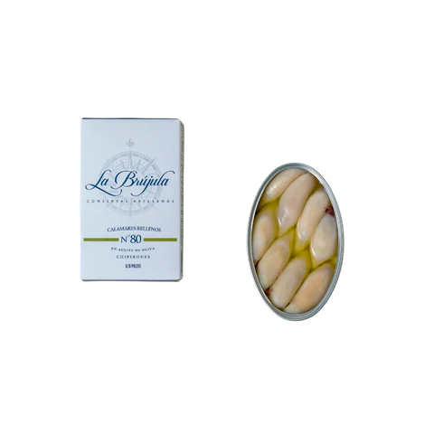 N°80 - kleine Kalmartuben  in Olivenöl (6 - 8 Stück) 115g