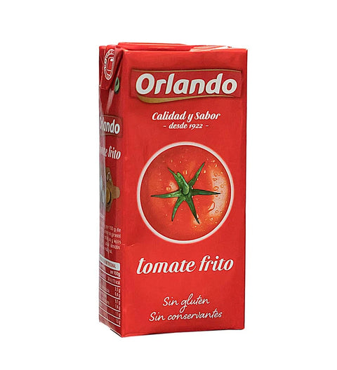 Orlando Tomate frito 350g – roter Tetra Pak mit Tomate, spanische gebratene Tomatensauce