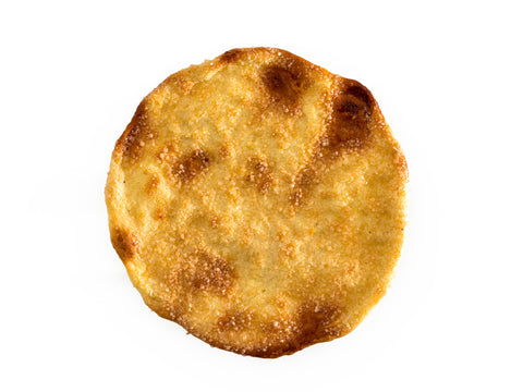 Andrés Gaviño Torta mit Orange ausgepackt – goldbraun gebackenes Olivenölgebäck