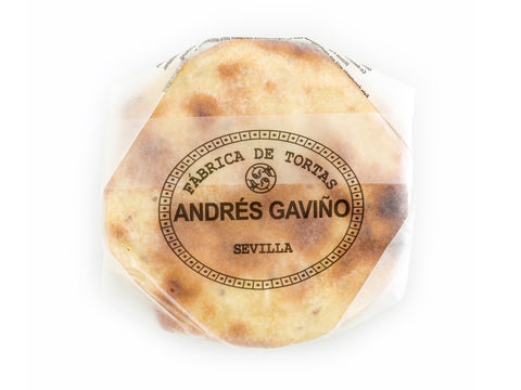 Andrés Gaviño Torta de Aceite einzeln in Papier mit Herstellerstempel Sevilla