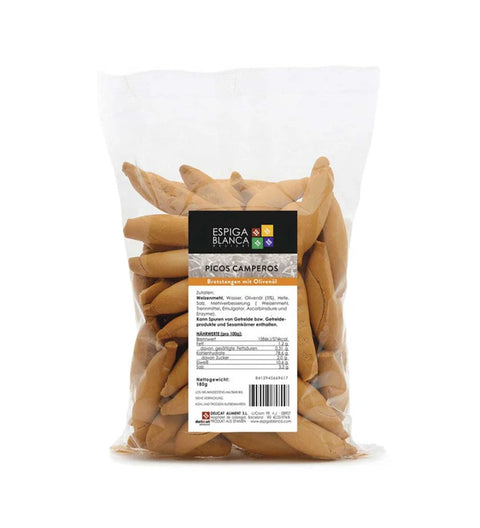 Espiga Blanca Picos Camperos 180g – Klarsichtbeutel mit knusprigen spanischen Brotstangen
