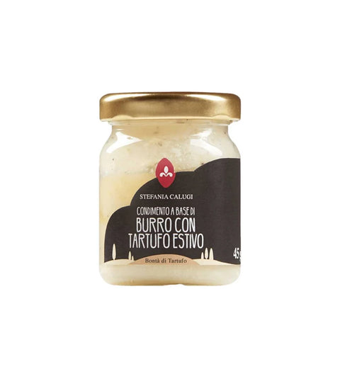 Stefania Calugi Trüffelbutter vom Sommertrüffel 45g – Glas „Burro con Tartufo Estivo“, Toskana