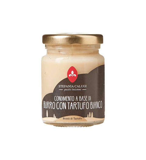 Stefania Calugi Trüffelbutter vom weißen Trüffel 85g – Glas „Burro con Tartufo Bianco“, Toskana
